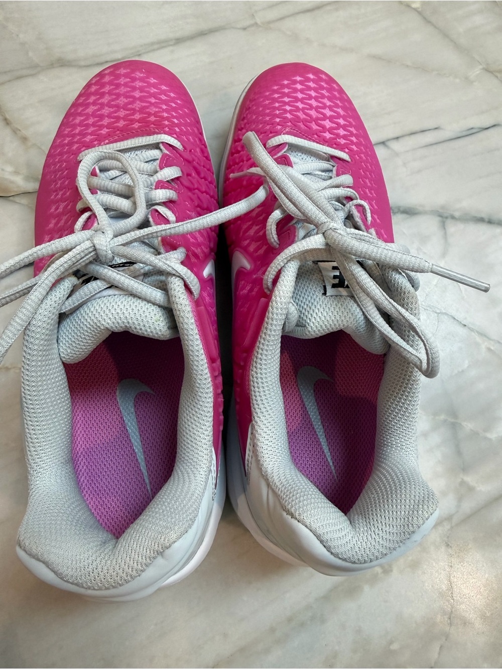 Nike Women's Air Max Cage Dragon Tennis Shoes in Pink 8.5 New - Picture 6 of 8